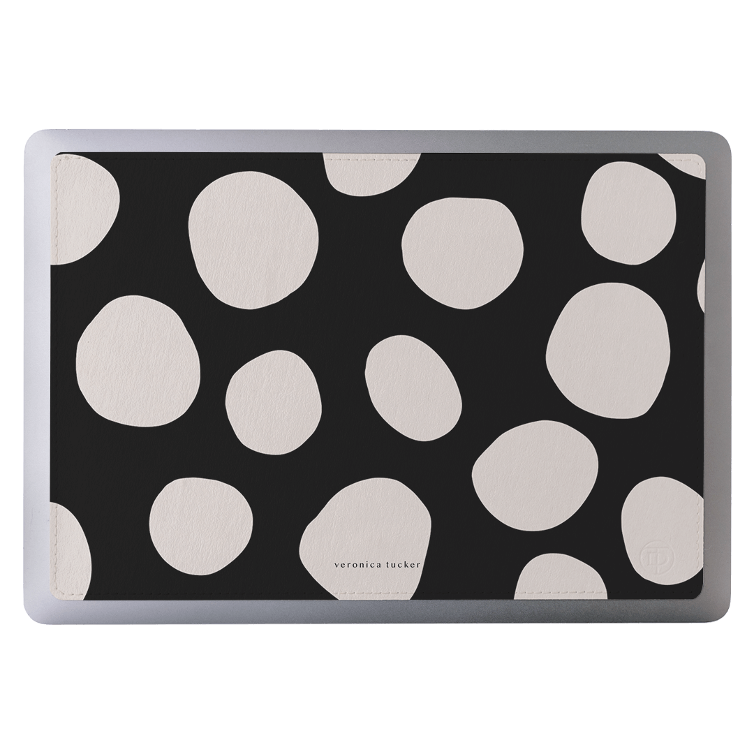 Pebbles Noir Laptop Skin Laptop Skin by Veronica Tucker - The Dairy