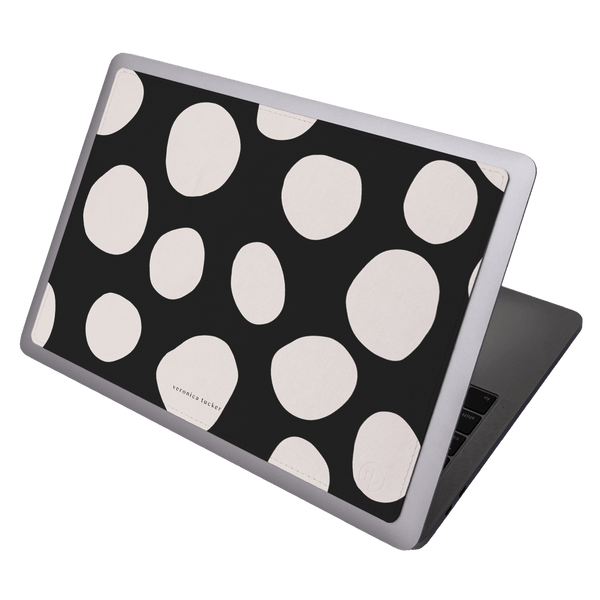 Pebbles Noir Laptop Skin Laptop Skin by Veronica Tucker - The Dairy