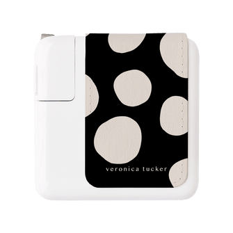 Pebbles Noir Power Adapter Skin Power Adapter Skin Small by Veronica Tucker - The Dairy